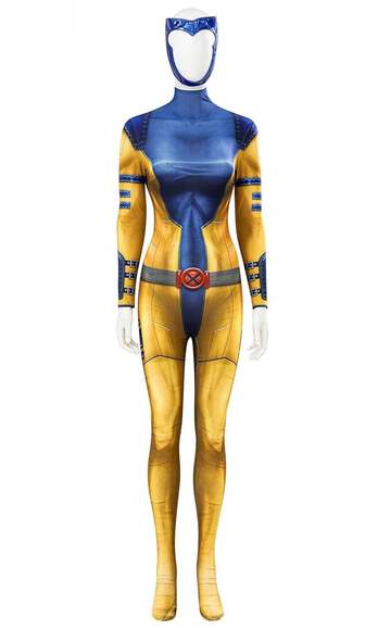X-Men Jean Grey Phoenix Women's Jumpsuit Costume, Size M - Picture 1 of 8